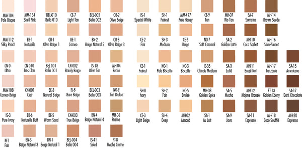 Ben Nye Matte HD Foundations