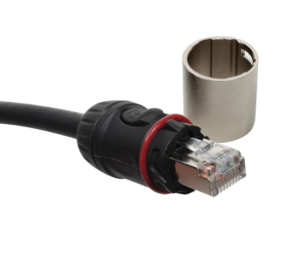 Elite Core CS45-3 Converta-Shell Rugged Shielded CAT5E Cable, 3'