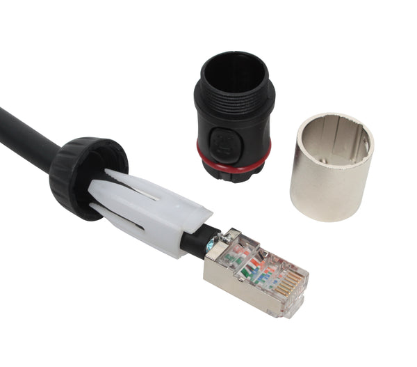 Elite Core CS45-5 Converta-Shell Rugged Shielded CAT5E Cable, 5'