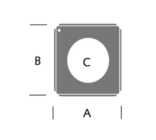 Donut, 14in, 7in Center Hole
