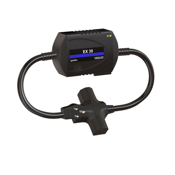 10A, 3 outlet, inline AC surge and noise filter