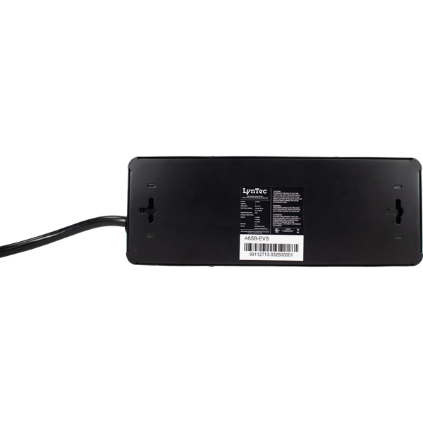 6-outlet surge block, 15A, 2x3 configuration, EVS