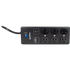 6-outlet surge block, 15A, 2x3 configuration, EVS