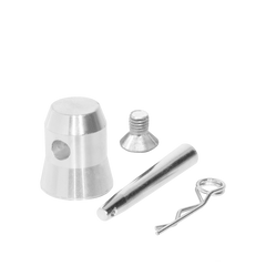 Connectors for bases (4 half-conicals, 4 M10 bolts, 4 spigots, 4 safety pins)