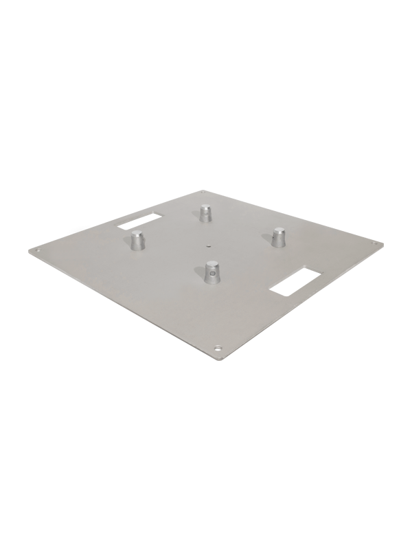 24in aluminum base plate with 1 set of connecting hardware