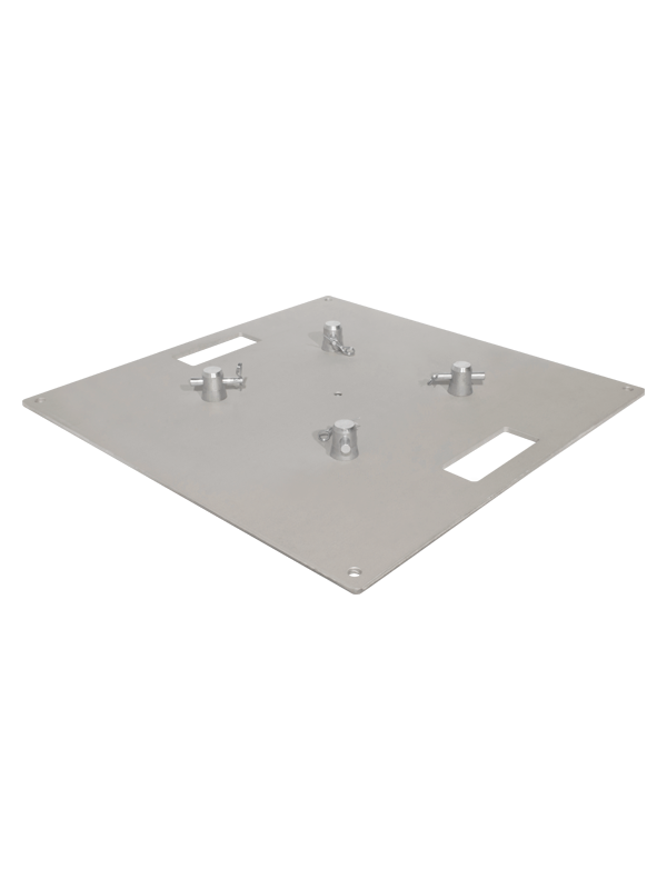 24in aluminum base plate with 1 set of connecting hardware