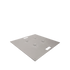 30in aluminum base plate with 1 set of connecting hardware