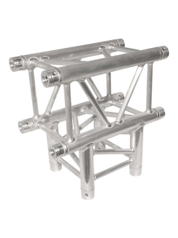 3-Way, T-junction with 1 set of connecting hardware