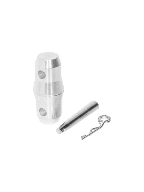 Connectors for truss and corners (4 conicals, 8 spigots, 8 safety pins)