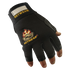 Leather Fingerless Glove - Black