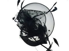 Black Maqurade Mask with Feathers