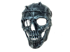 Black and Silver Skeleton Mask