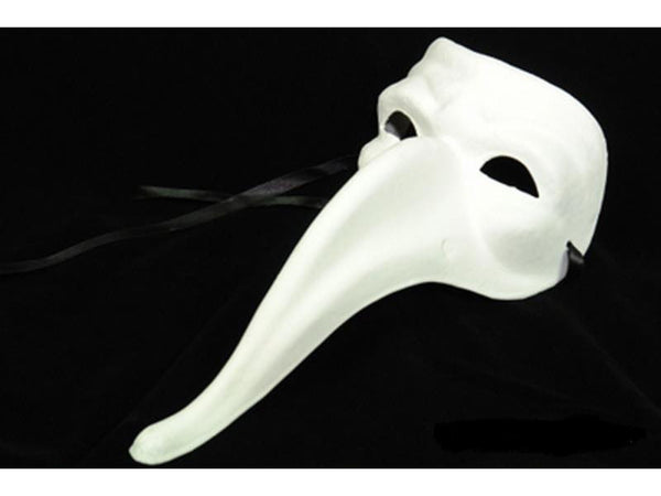 White Long Nose Mask