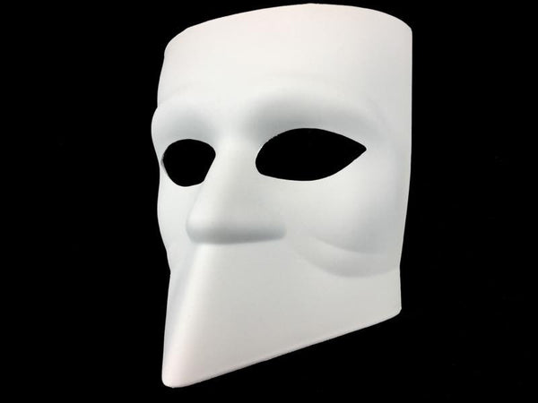 White Square Shaped Full Face Mask
