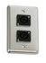OSP D-2-SPEAKON Single Gang Duplex Wall Plate with 2 Speakons - DISCONTINUED