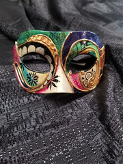 Ornate Gold Mask with Colors